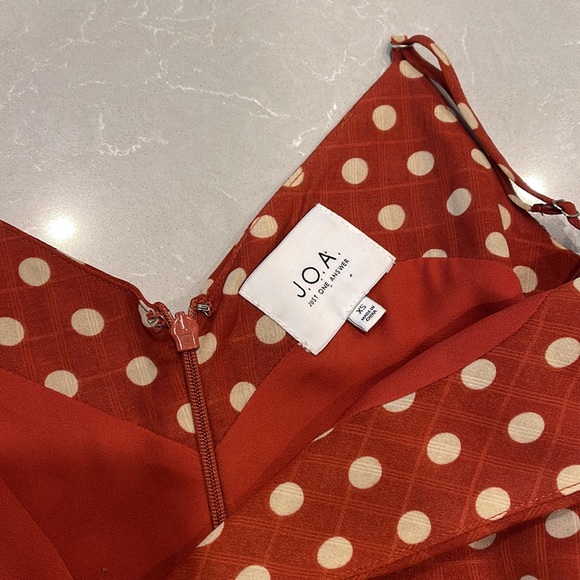 Revolve Dress size XS J.O.A. in burnt orange - Picture 5 of 9